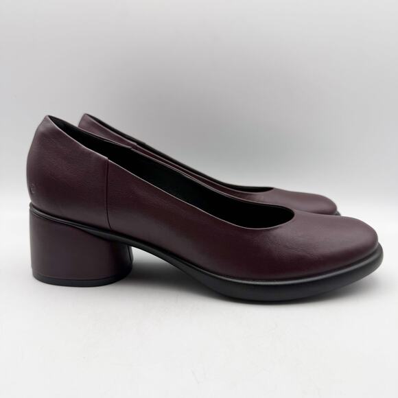 Ecco Womens Sculpted Luxury Modern Pump EU 41 US 10-10.5 Fig Purple Leather NIB - Picture 4 of 13